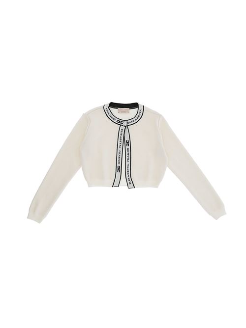 Cardigan, bambina, logato. ELISABETTA FRANCHI | EGMA026 C FL191D027